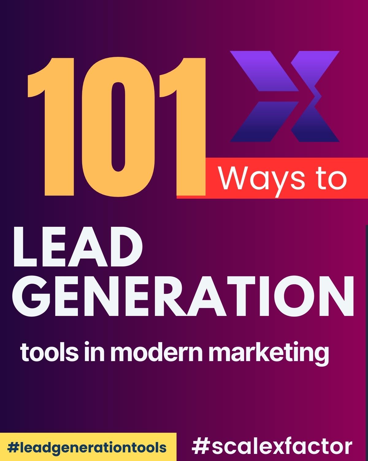 3 Best Lead Generation Tools 101 Lead Generation Ideas 20