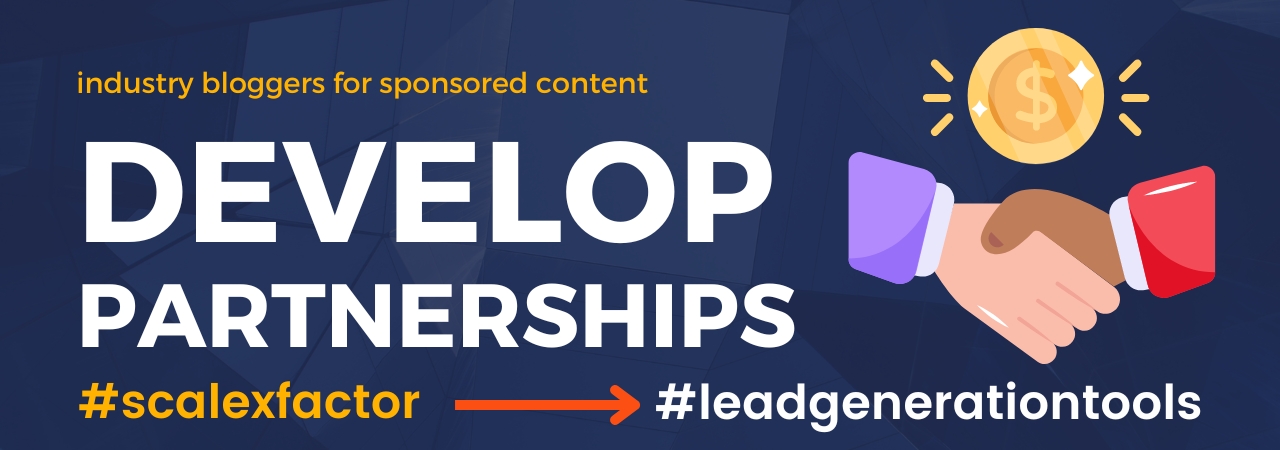 Develop partnerships with industry bloggers for sponsored content